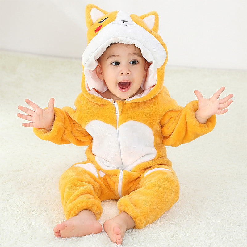 Children - Animal cartoon romper