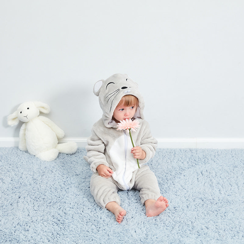 Children - Animal cartoon romper
