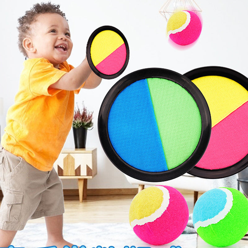 Children Toys - Kids Sucker Sticky Ball Toy Outdoor Sports Catch Ball Game