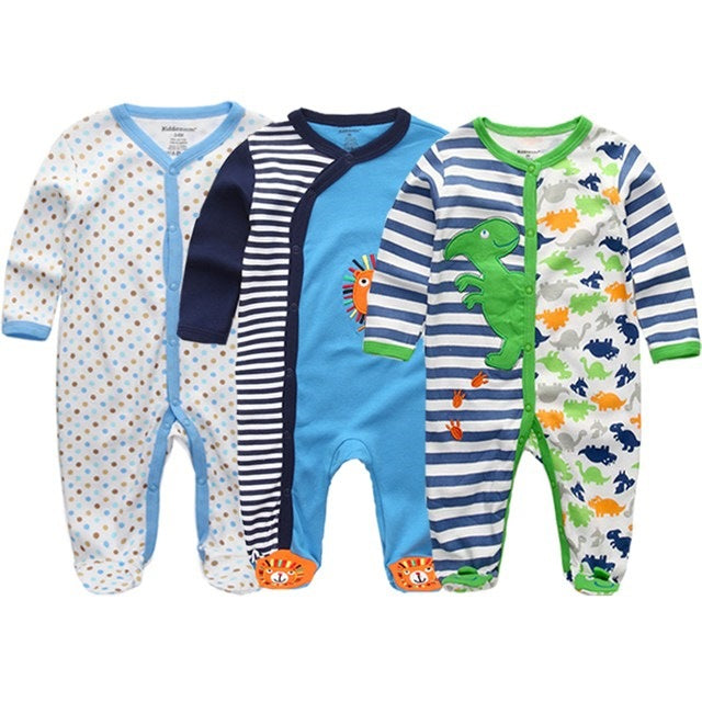 Babies - Newborn Rabbit Hair soft onsies - set of three