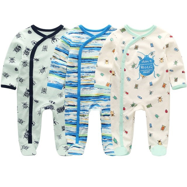 Babies - Newborn Rabbit Hair soft onsies - set of three