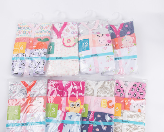 Babies - Newborn - Long-sleeved three set cotton onsies