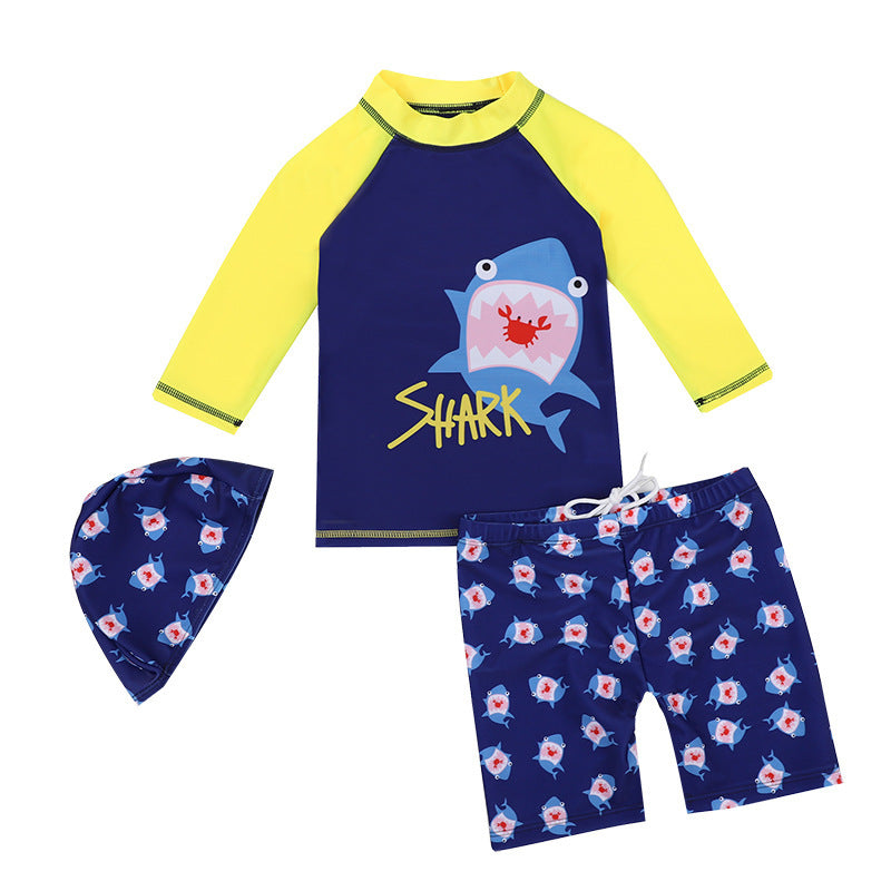 Children Swimsuit - Boys Split Boxer Swim Trunks Baby Swimsuit Cartoon Quick-drying Boy Swimwear