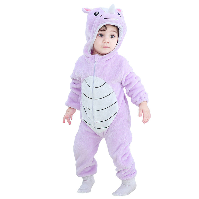 Children - Animal cartoon romper