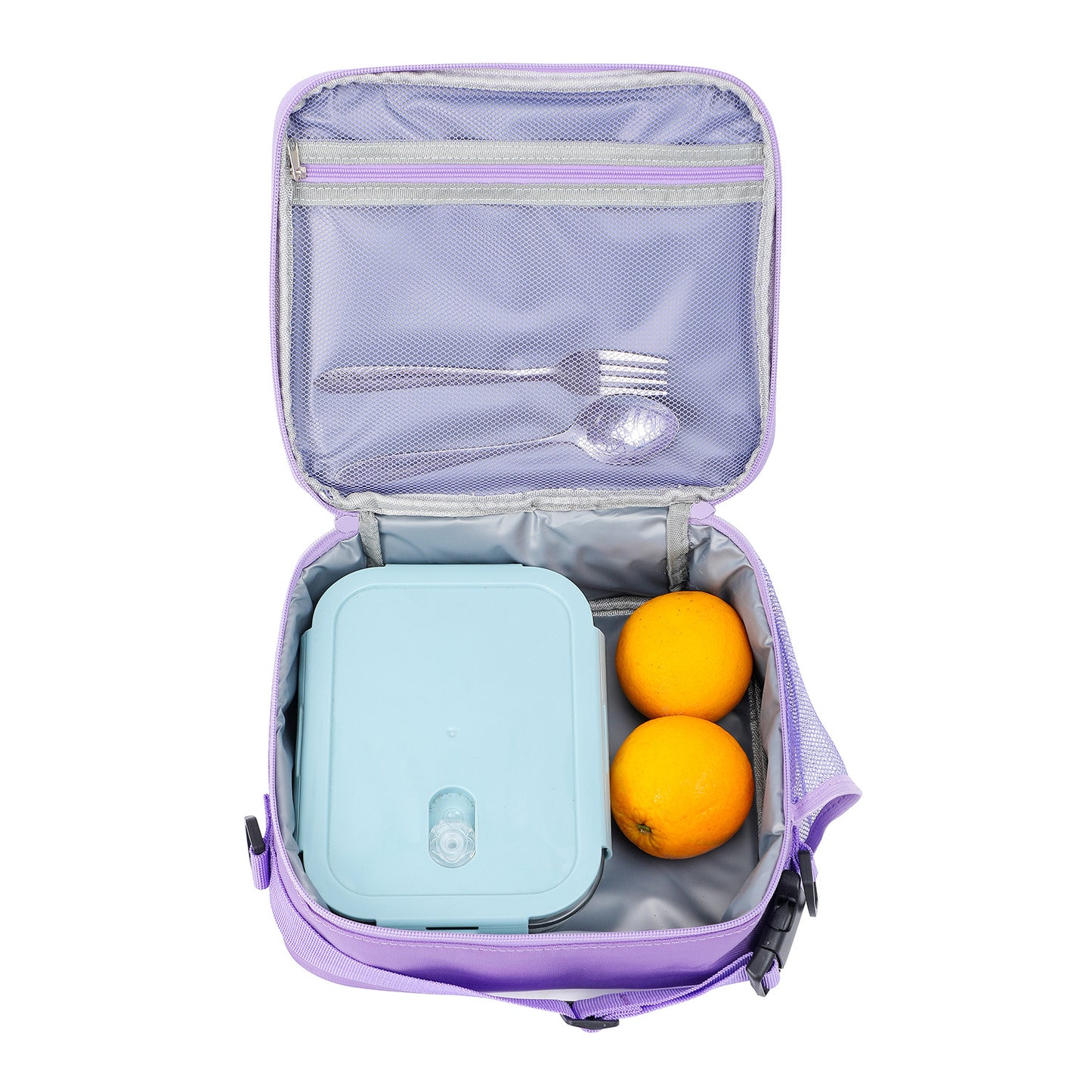 Children - Laser Simple Rainbow Color Insulation Bento Bag