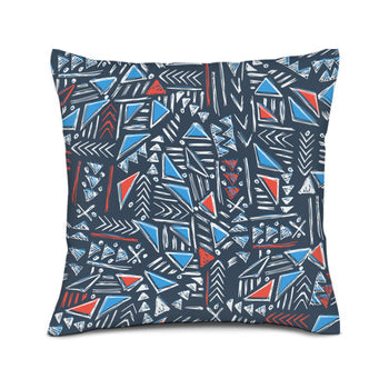 Throw pillow colorful background