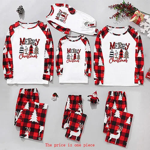Adult Kids Pajamas Set Baby Rompers New Year Girls Boy Mom Dad Clothes Christmas Family Matching Pajamas Suit Family Look