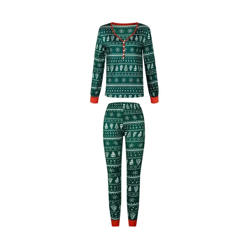 Christmas Family Matching Pajamas Mother Daughter Father Son Family Look Outfit Baby Girl Rompers Sleepwear Pajamas