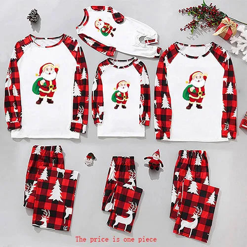 Adult Kids Pajamas Set Baby Rompers New Year Girls Boy Mom Dad Clothes Christmas Family Matching Pajamas Suit Family Look