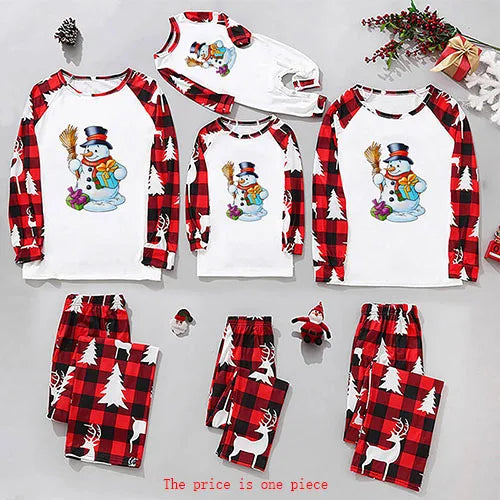 Adult Kids Pajamas Set Baby Rompers New Year Girls Boy Mom Dad Clothes Christmas Family Matching Pajamas Suit Family Look