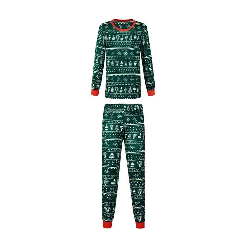 Christmas Family Matching Pajamas Mother Daughter Father Son Family Look Outfit Baby Girl Rompers Sleepwear Pajamas