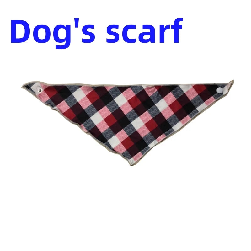 Christmas Family Matching Outfits Set Cute Elk Adult Baby Family Matching Pajamas Xmas Pet Dog Scarf Homewear New Year Clothes
