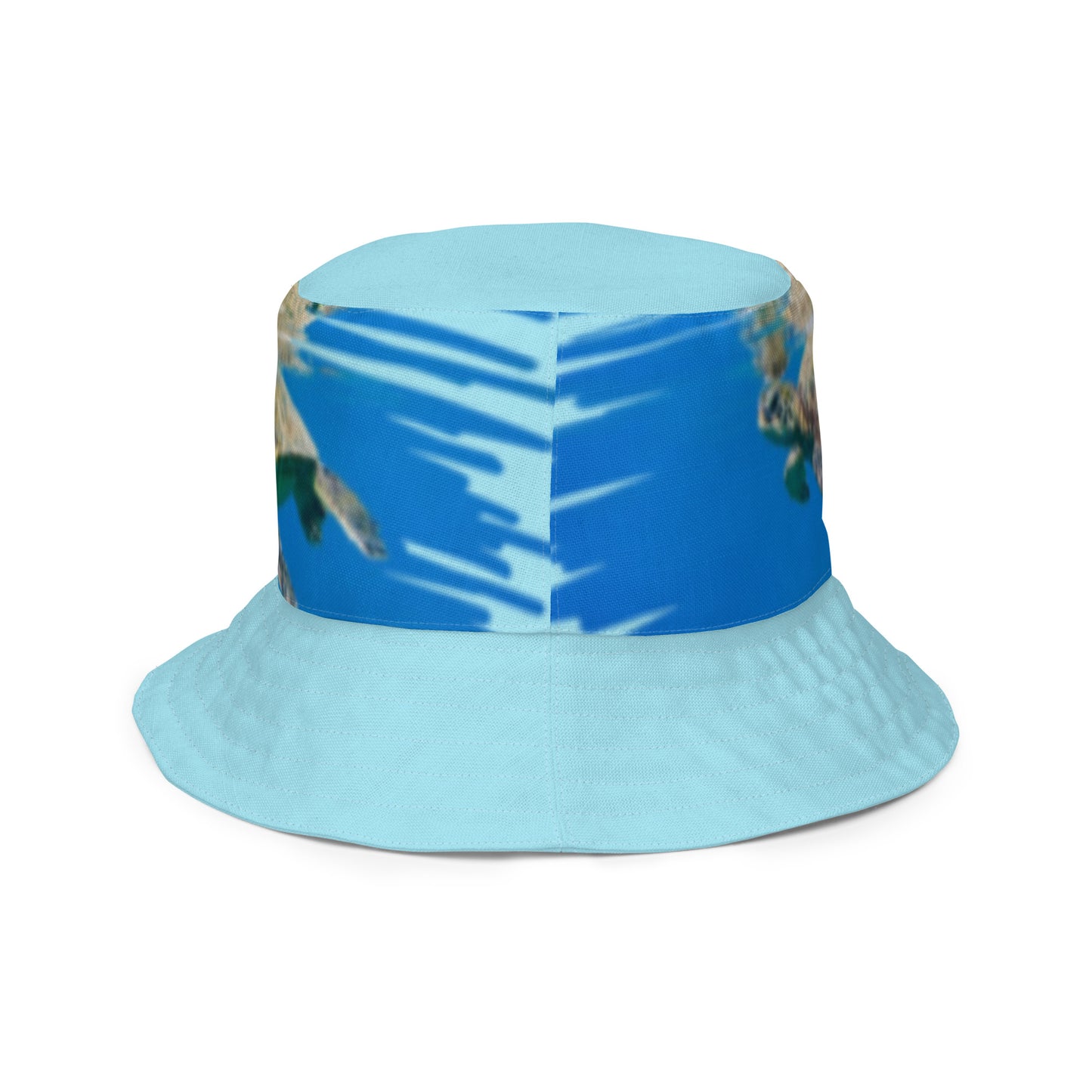 Reversible bucket hat Turtle Design No. 6