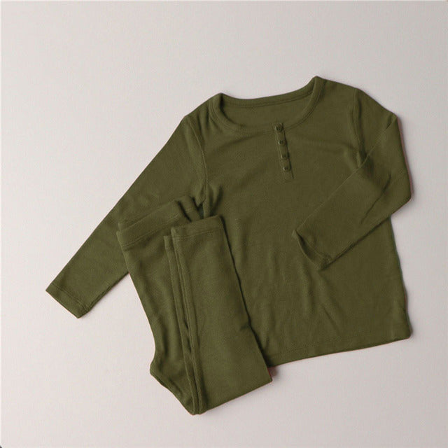 Children Pajamas Sets - Girl or Boy Sleepwear Suit Autumn Kids