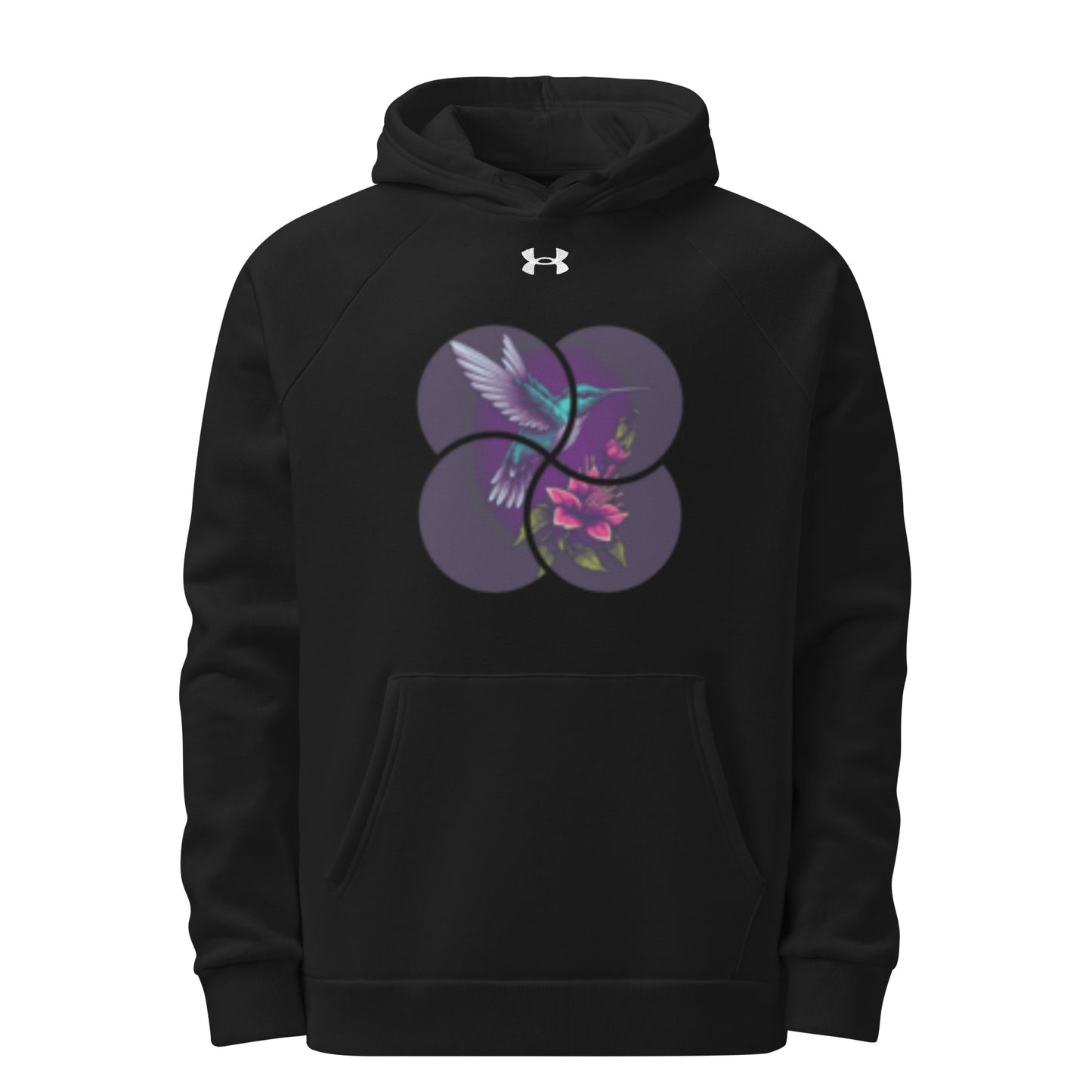Under Armour® hoodie hummingbird in circles design
