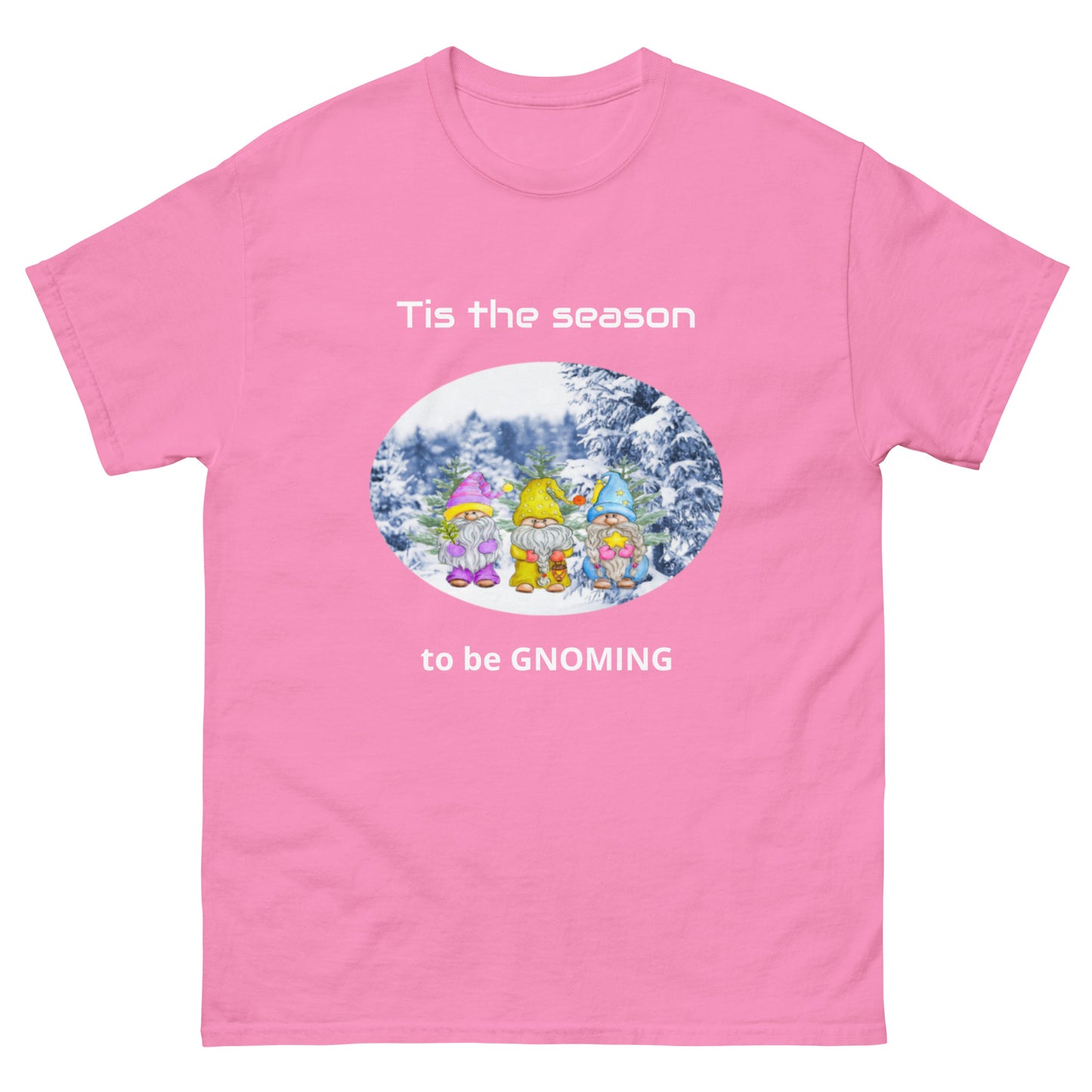 Christmas Gnome tshirt - It’s the season to be gnoming Unisex classic tee