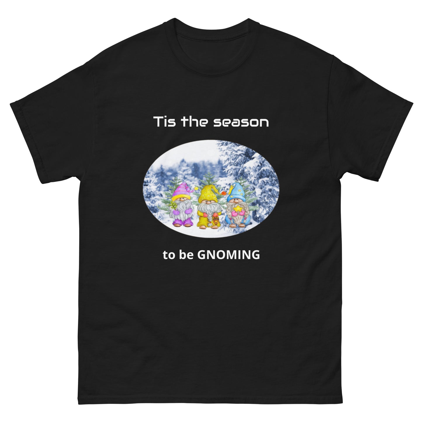 Christmas Gnome tshirt - It’s the season to be gnoming Unisex classic tee