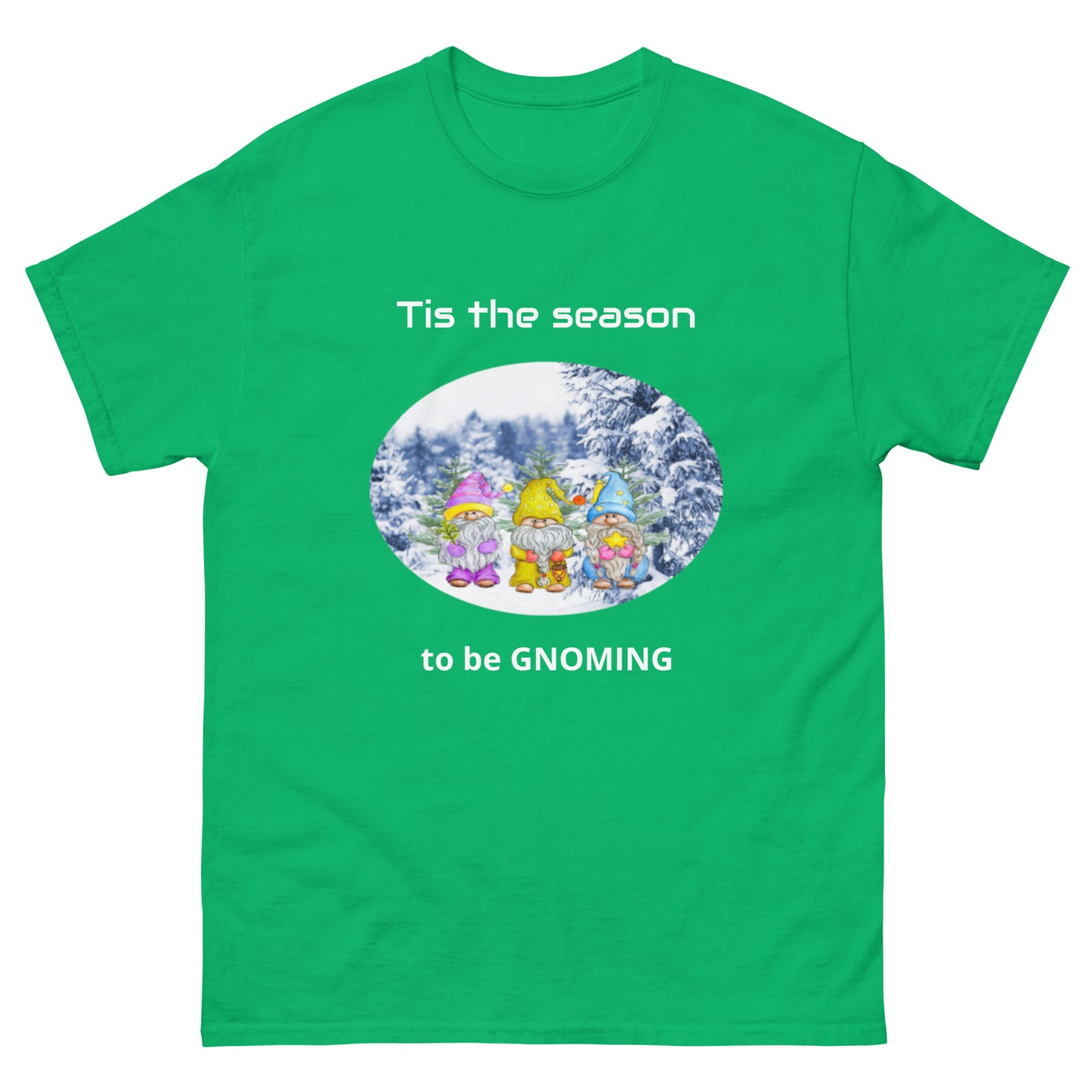 Christmas Gnome tshirt - It’s the season to be gnoming Unisex classic tee
