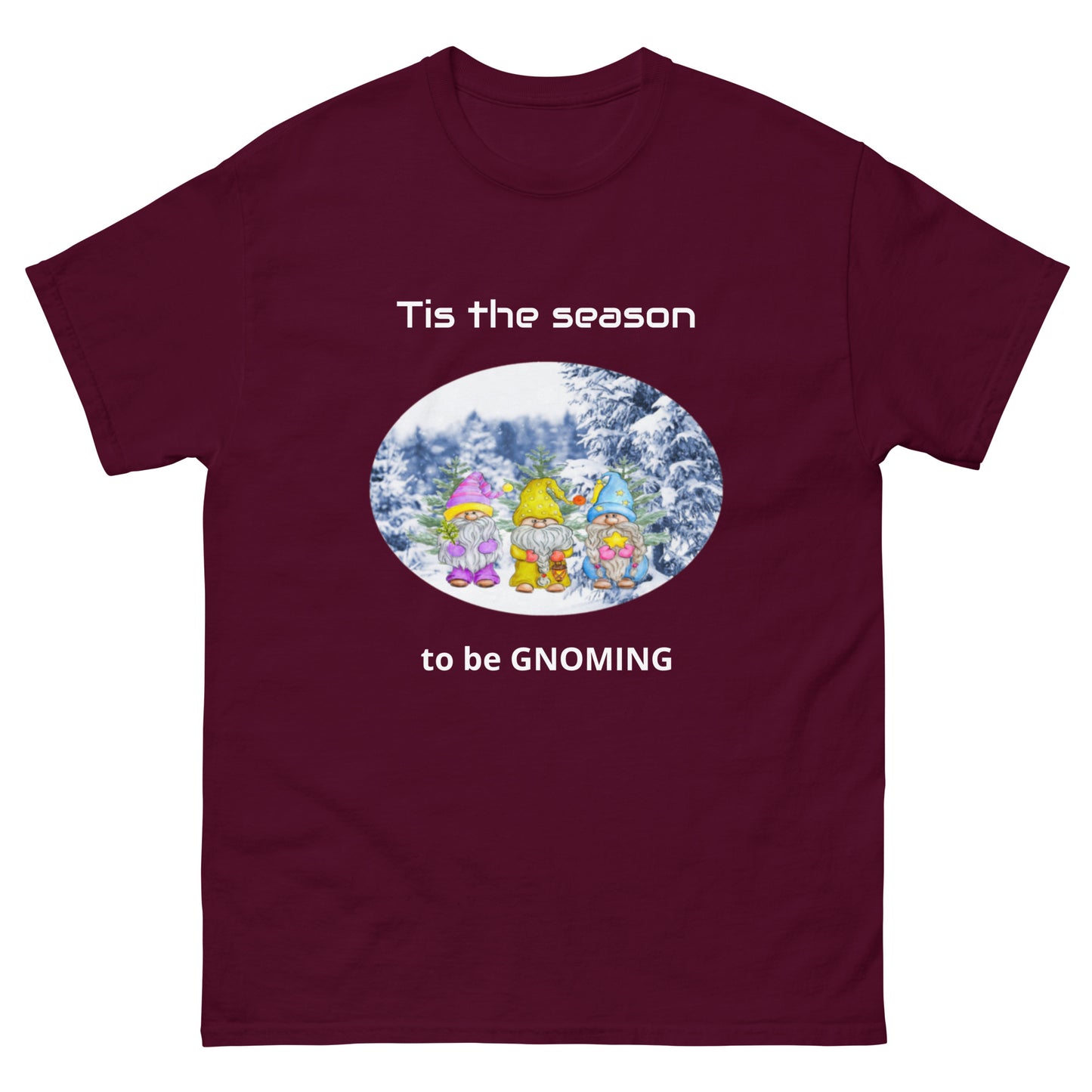 Christmas Gnome tshirt - It’s the season to be gnoming Unisex classic tee