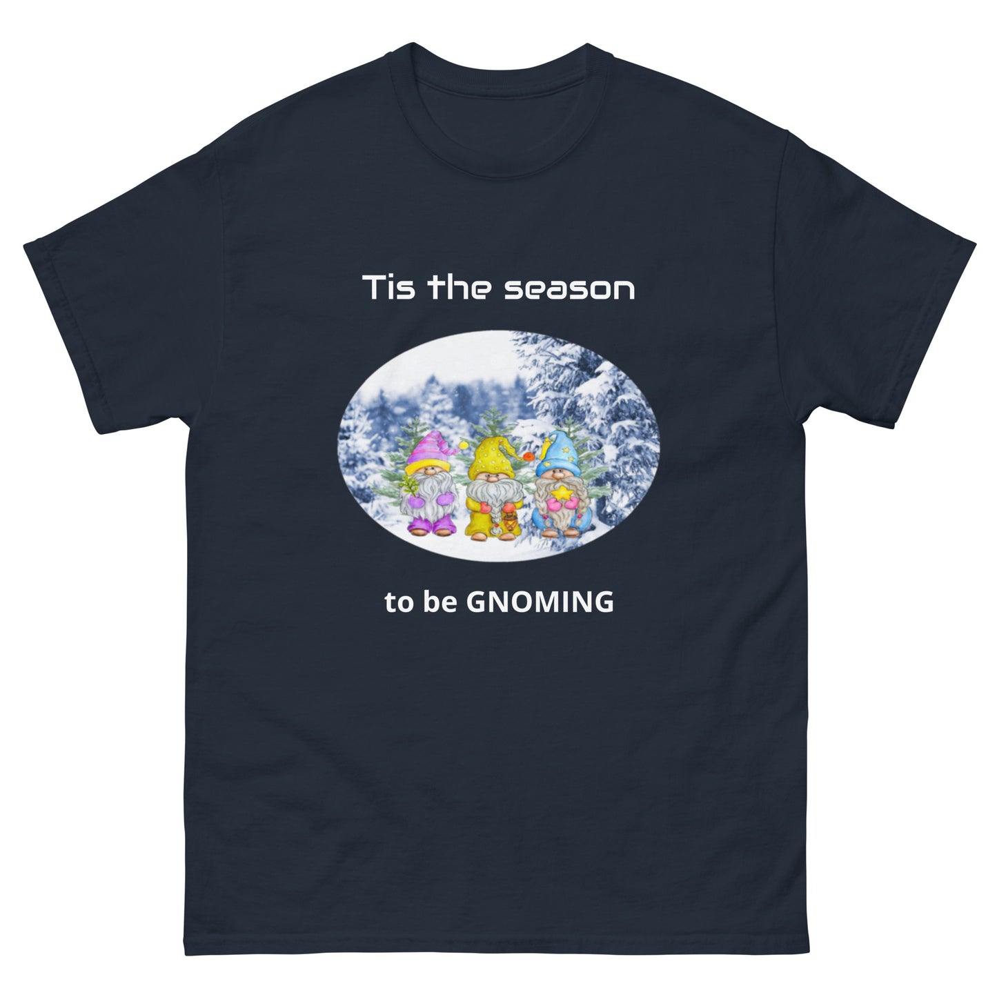 Christmas Gnome tshirt - It’s the season to be gnoming Unisex classic tee