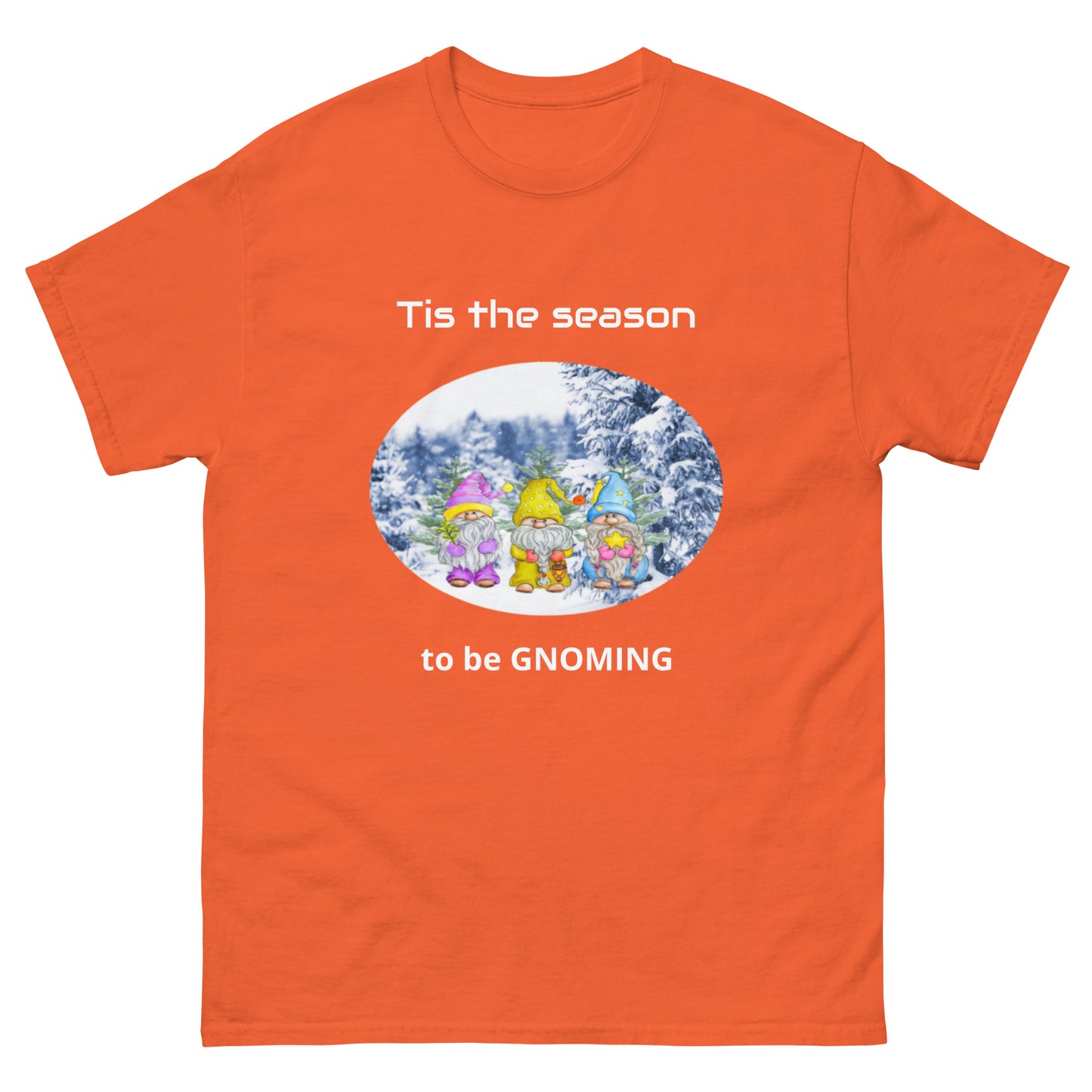Christmas Gnome tshirt - It’s the season to be gnoming Unisex classic tee