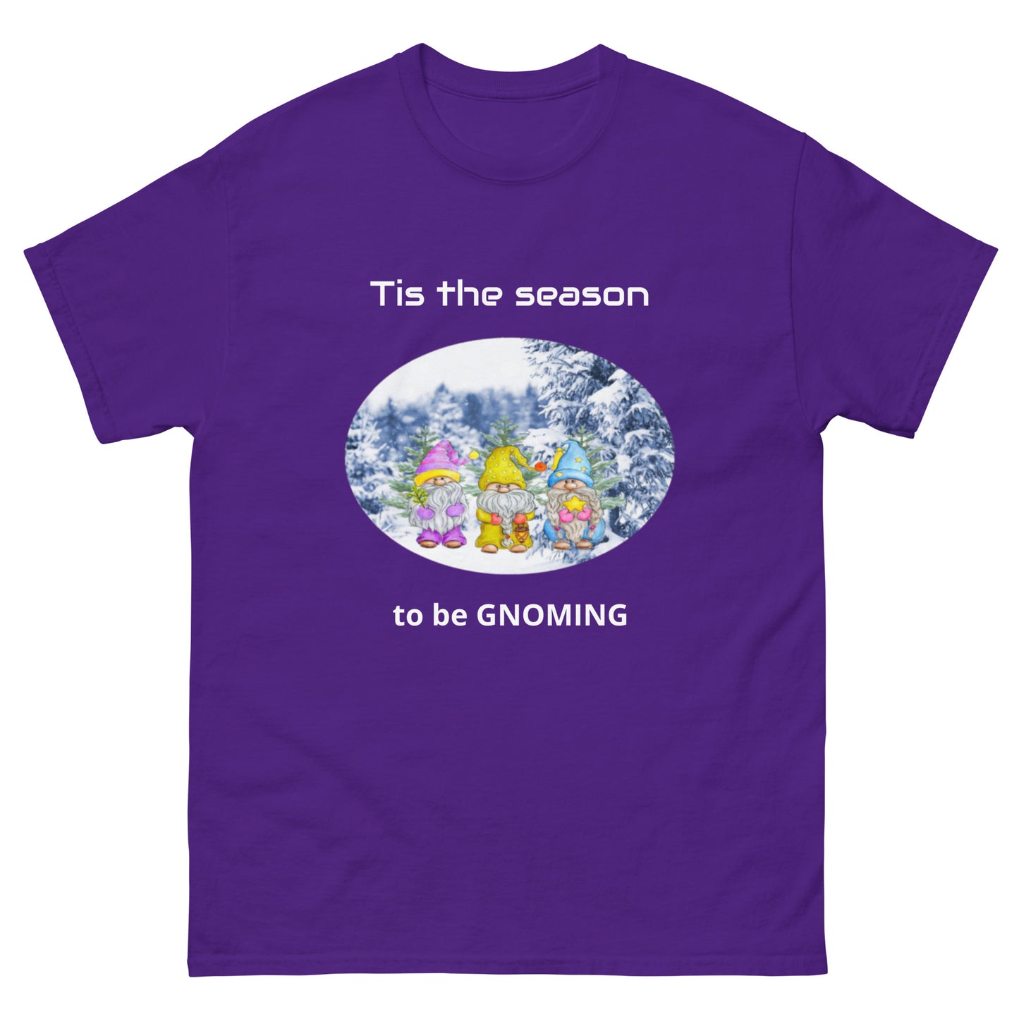 Christmas Gnome tshirt - It’s the season to be gnoming Unisex classic tee