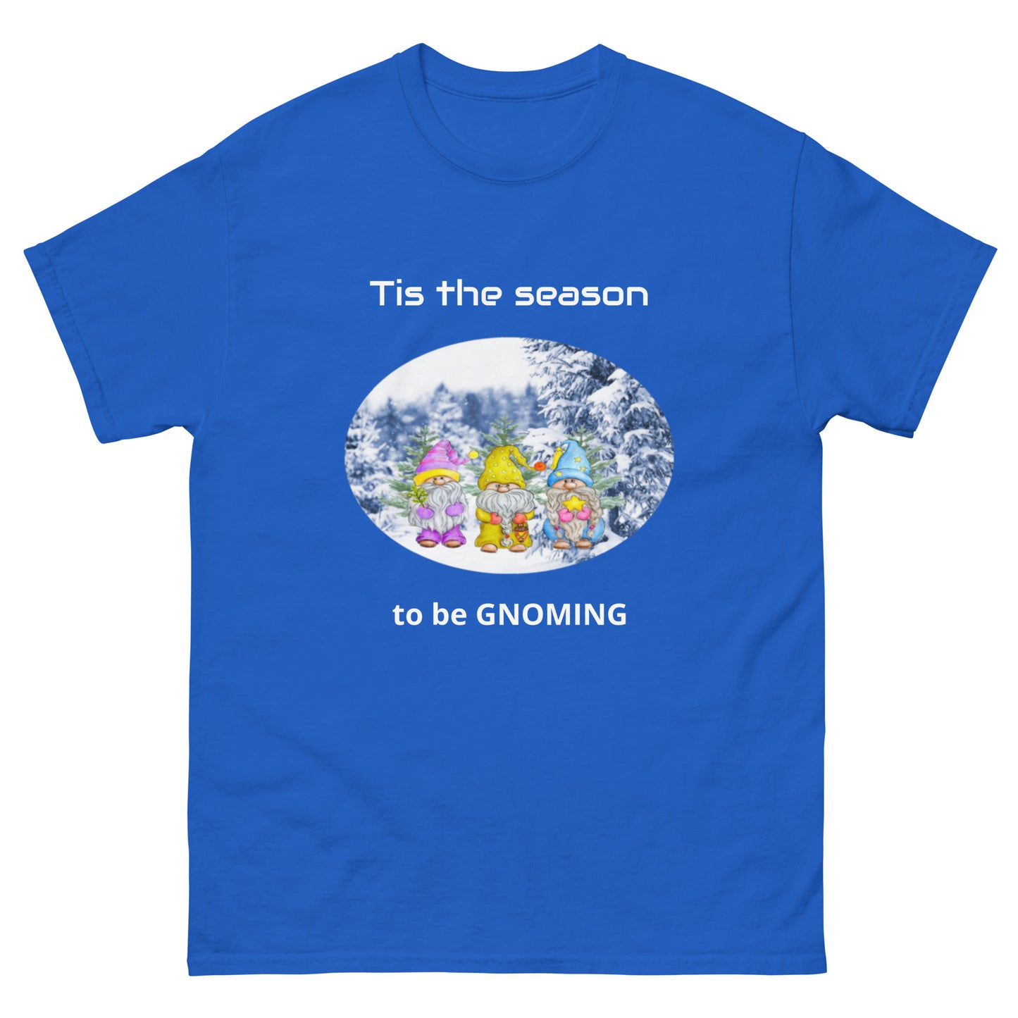 Christmas Gnome tshirt - It’s the season to be gnoming Unisex classic tee
