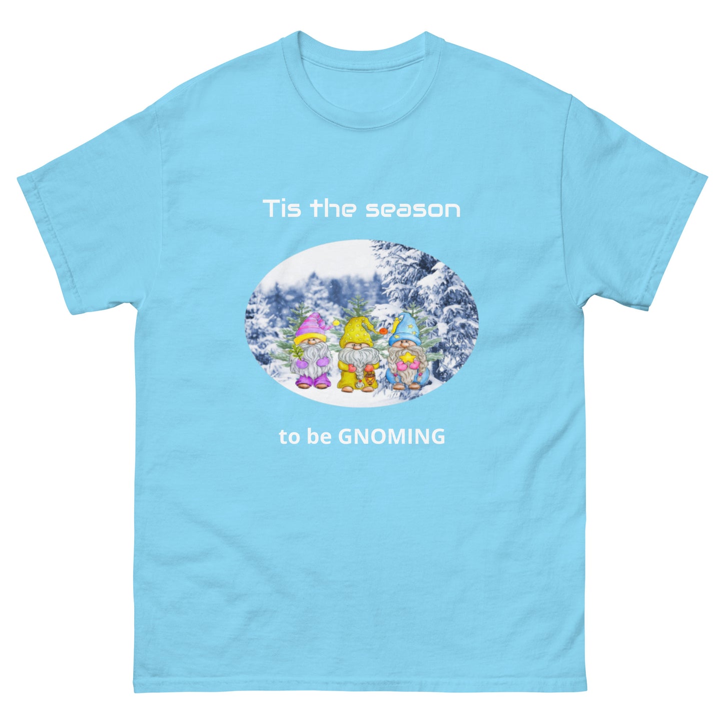 Christmas Gnome tshirt - It’s the season to be gnoming Unisex classic tee