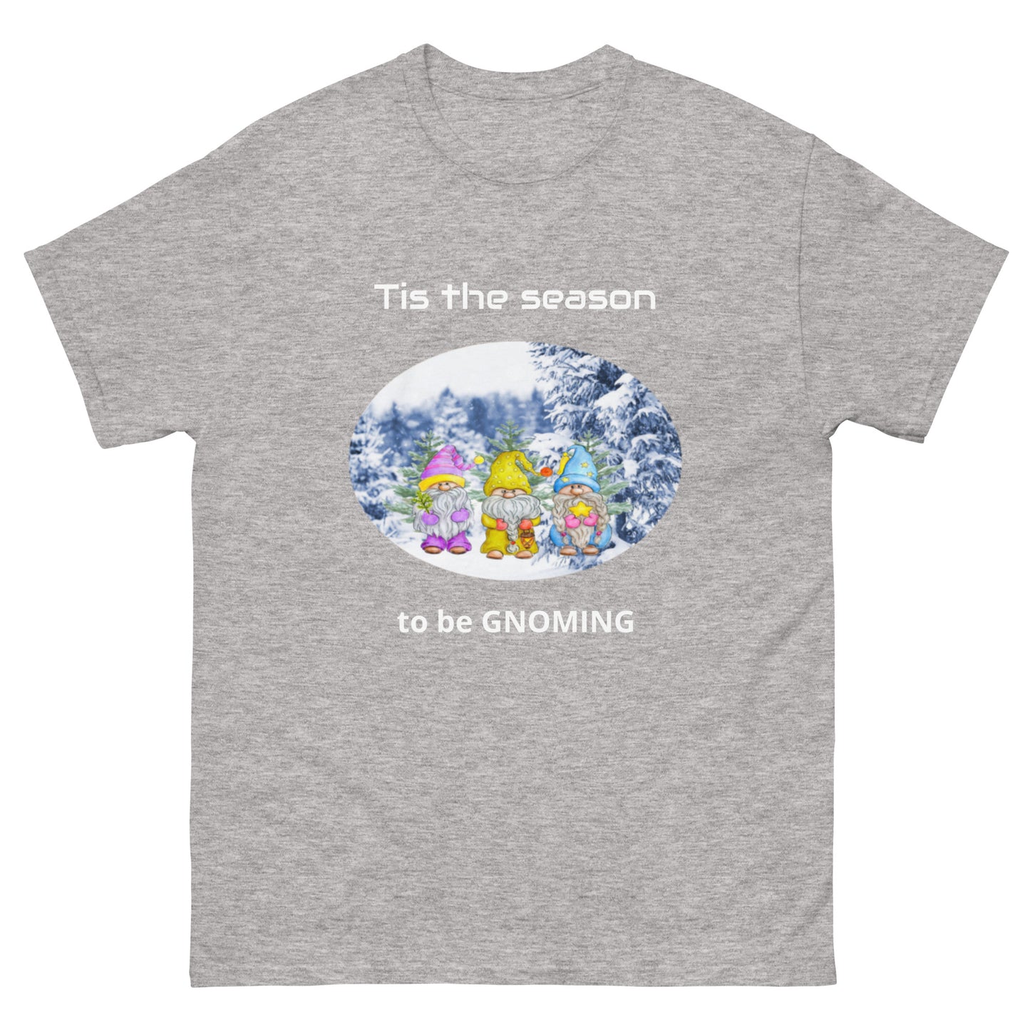 Christmas Gnome tshirt - It’s the season to be gnoming Unisex classic tee