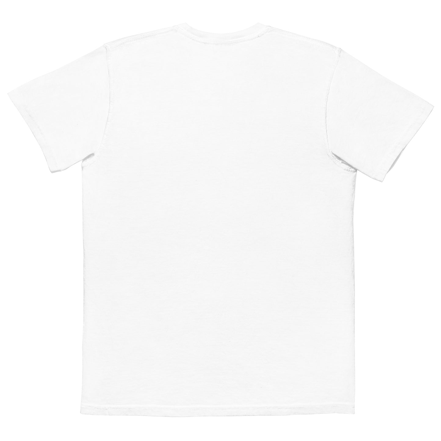 Unisex garment-dyed pocket t-shirt with Forgotten CZ Veterans on pocket design
