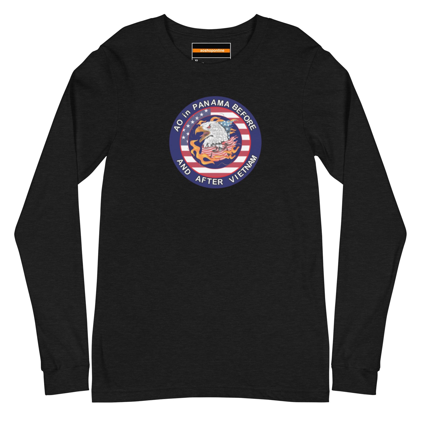 Panama Unisex Long Sleeve Tee - AO in Panama before and after Vietnam Design