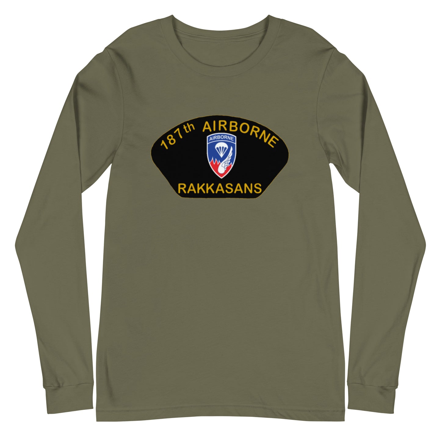 187th Airborne RAKKASANS Unisex Long Sleeve Tee
