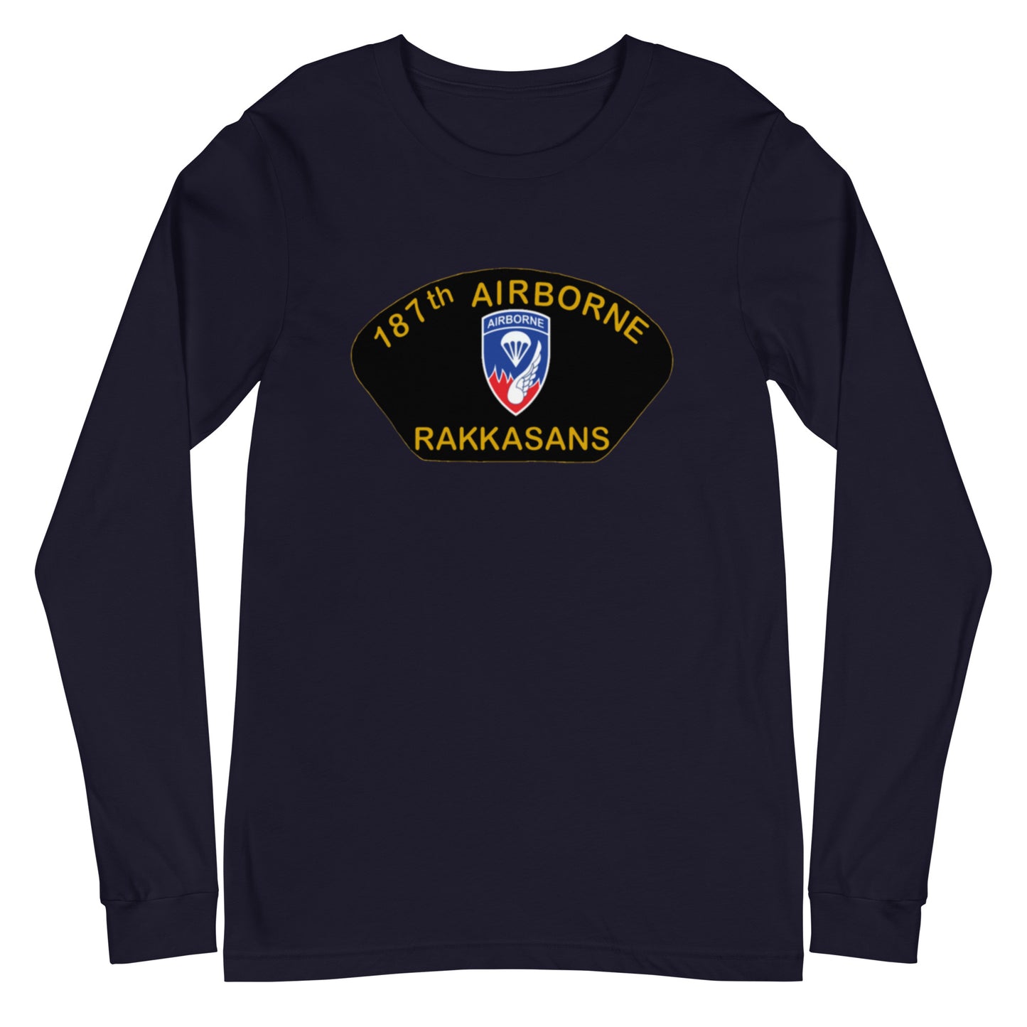 187th Airborne RAKKASANS Unisex Long Sleeve Tee