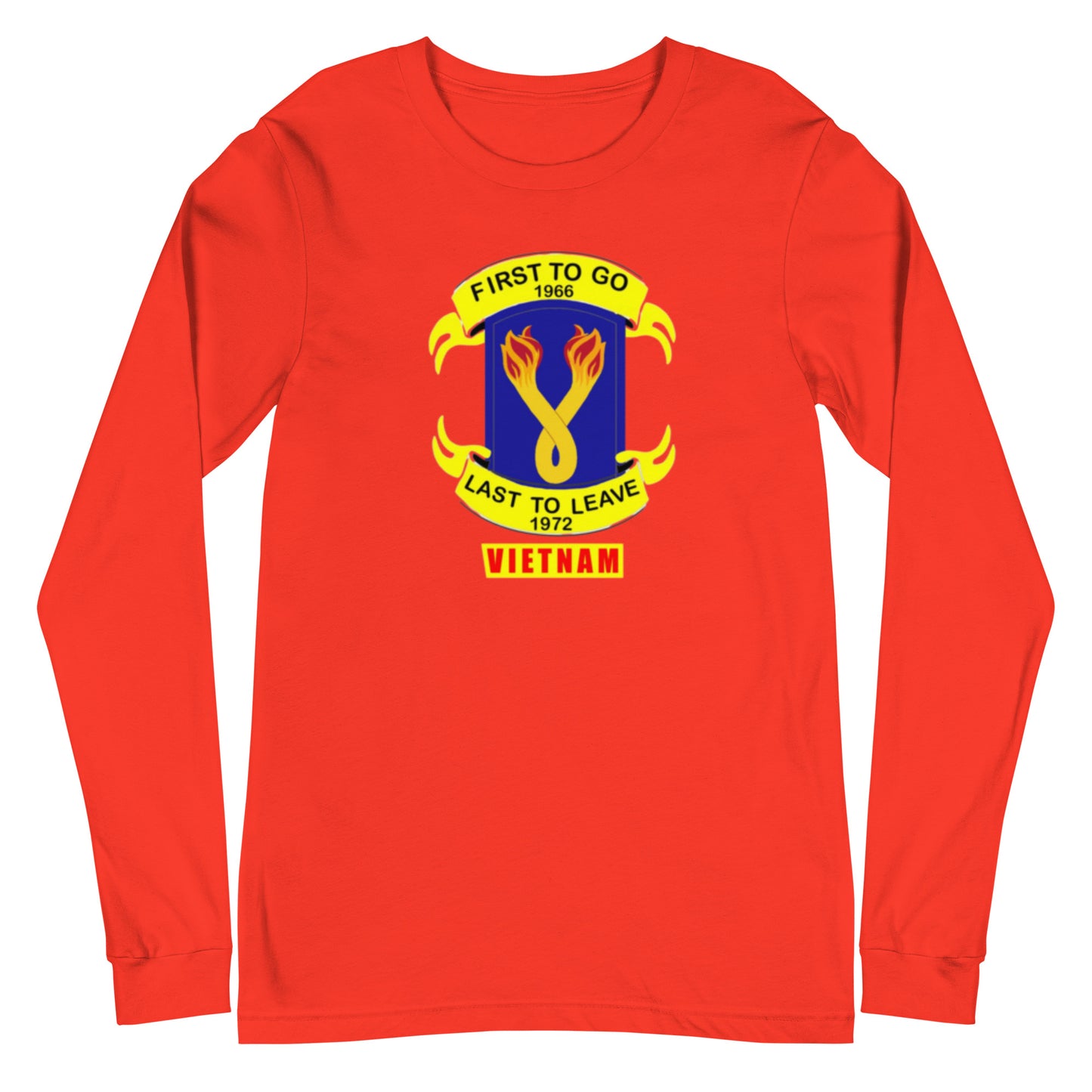 Vietnam Burning Ropes Design Unisex Long Sleeve Tee
