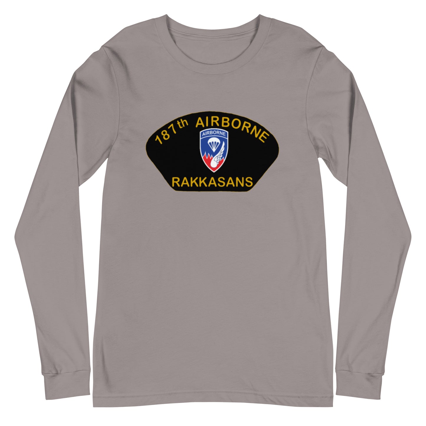 187th Airborne RAKKASANS Unisex Long Sleeve Tee