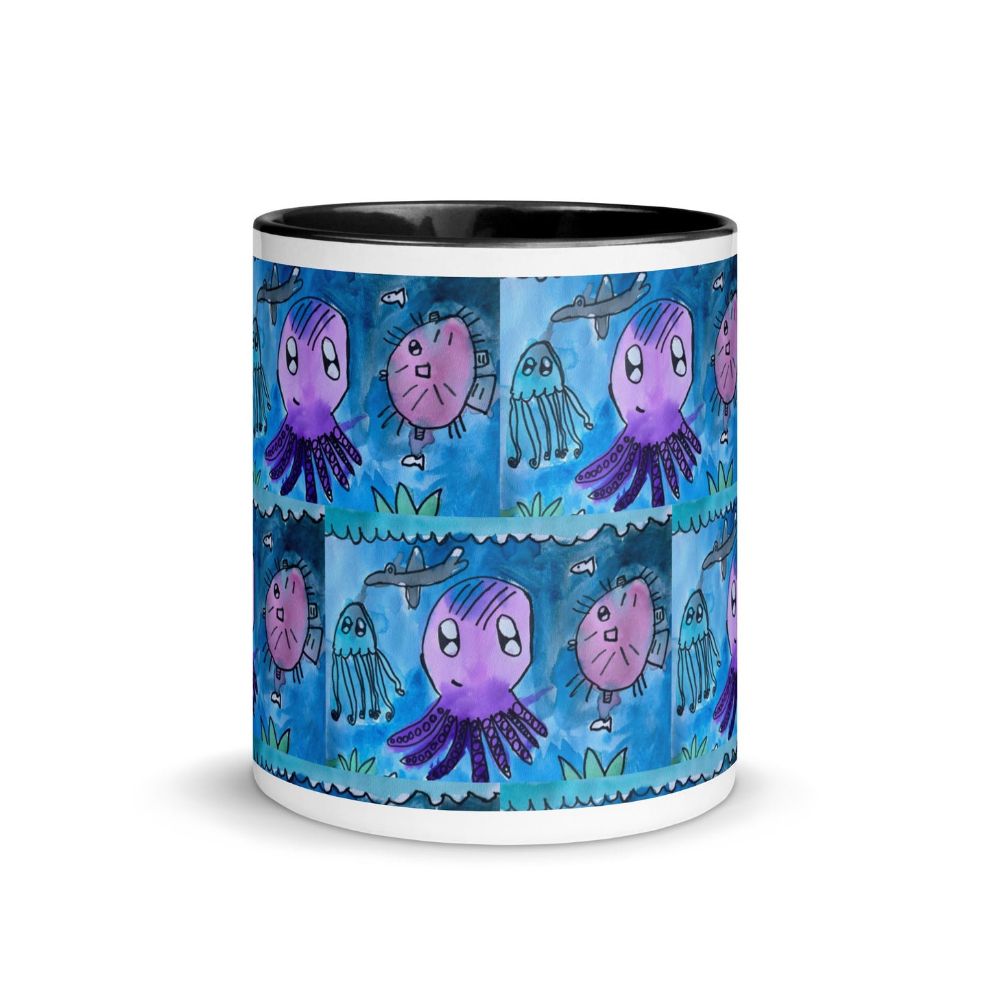 Mug with Color Inside - Underwater kindergartener special design
