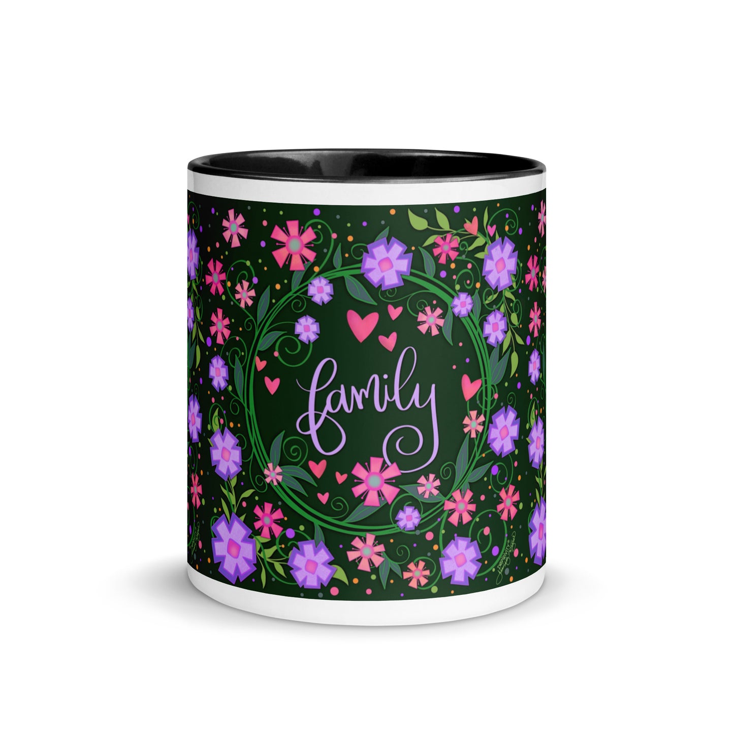 Mug with Color Inside - Family design