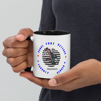 Panama Canal Zone Veteran - Proudly Served Coffee cup - 15 oz