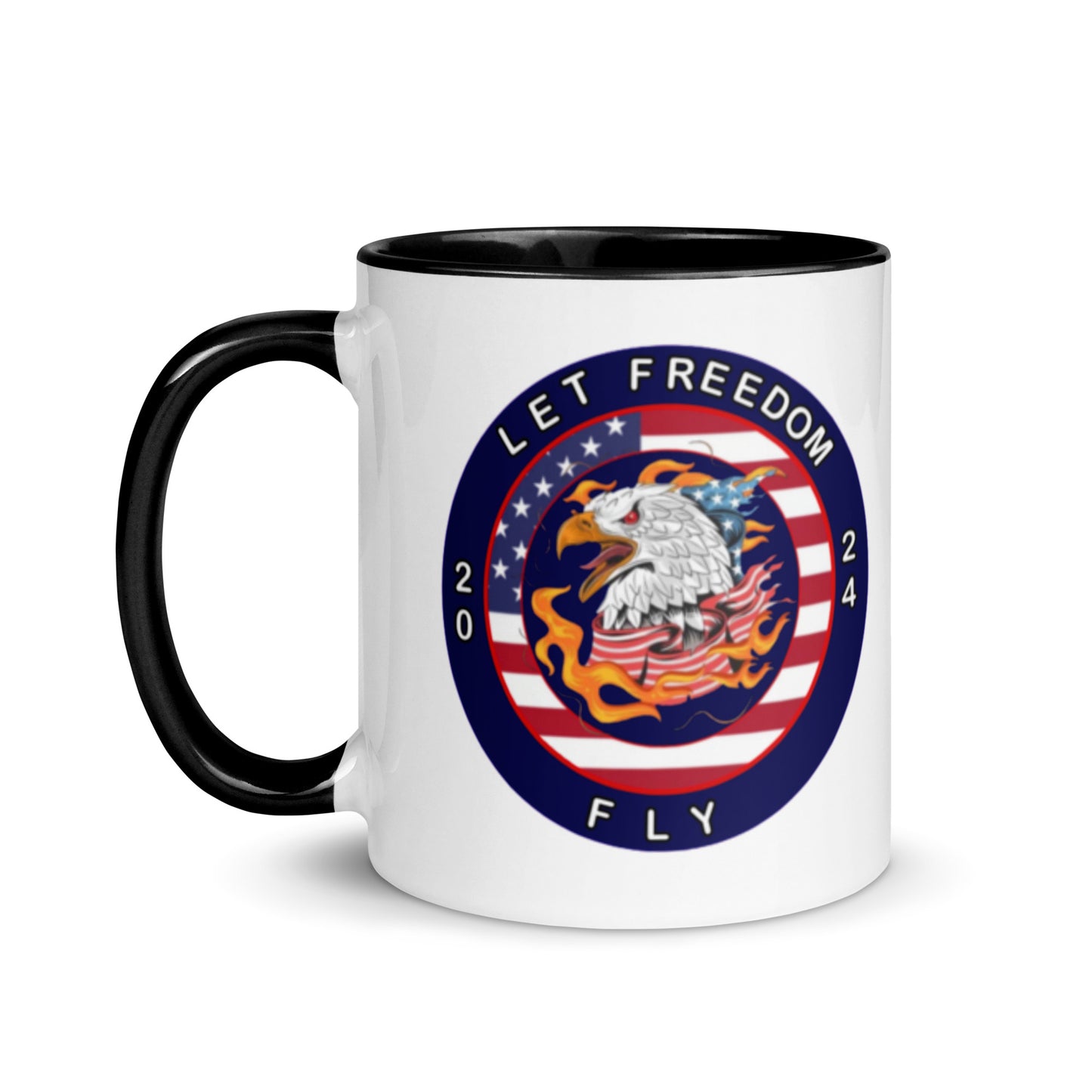Mug with Color Inside - Let Freedom Fly design