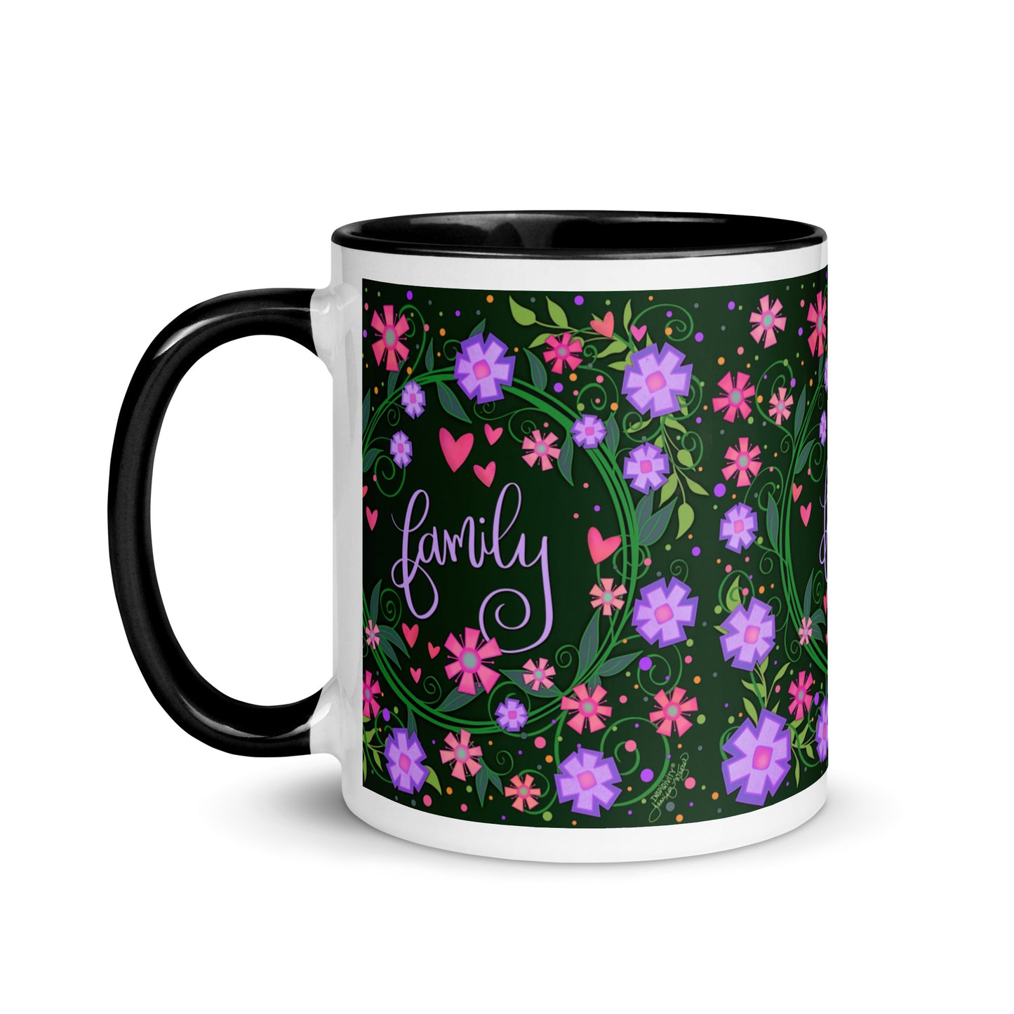 Mug with Color Inside - Family design