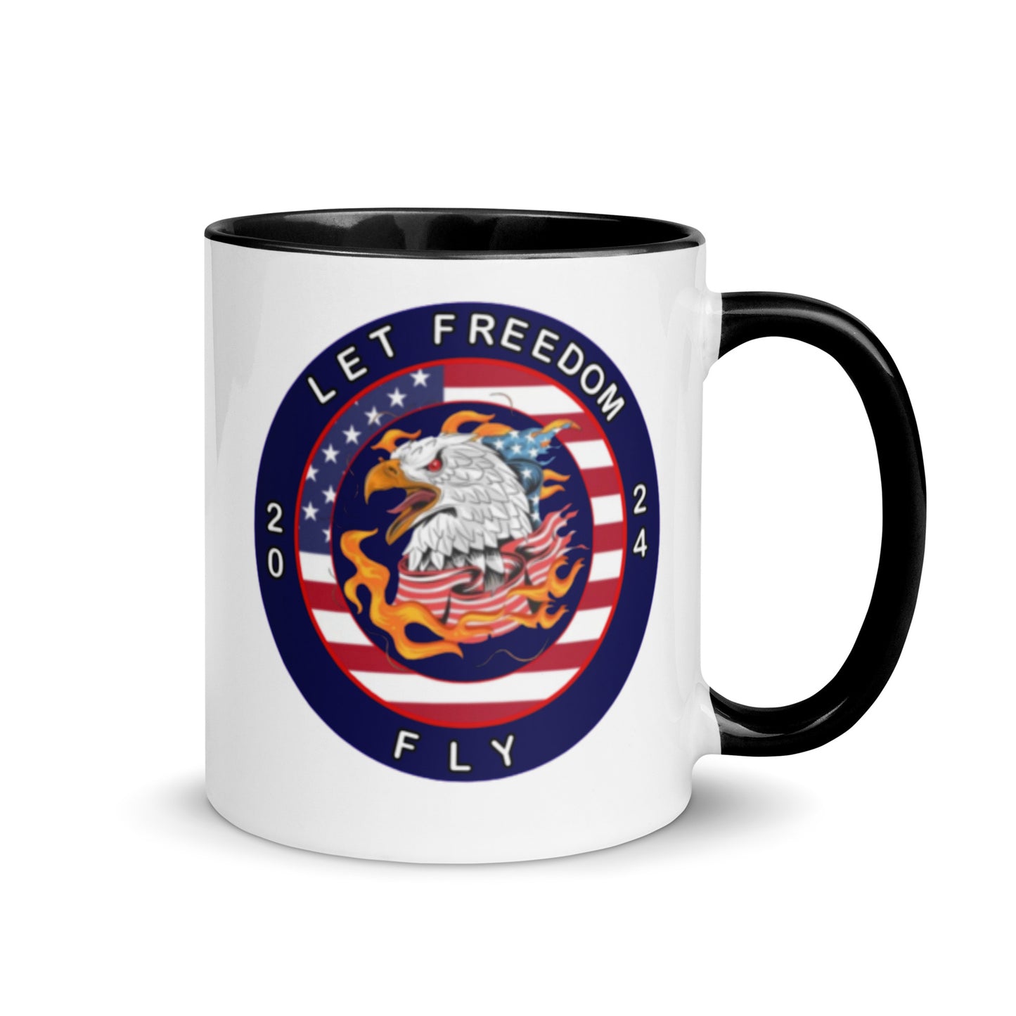 Mug with Color Inside - Let Freedom Fly design