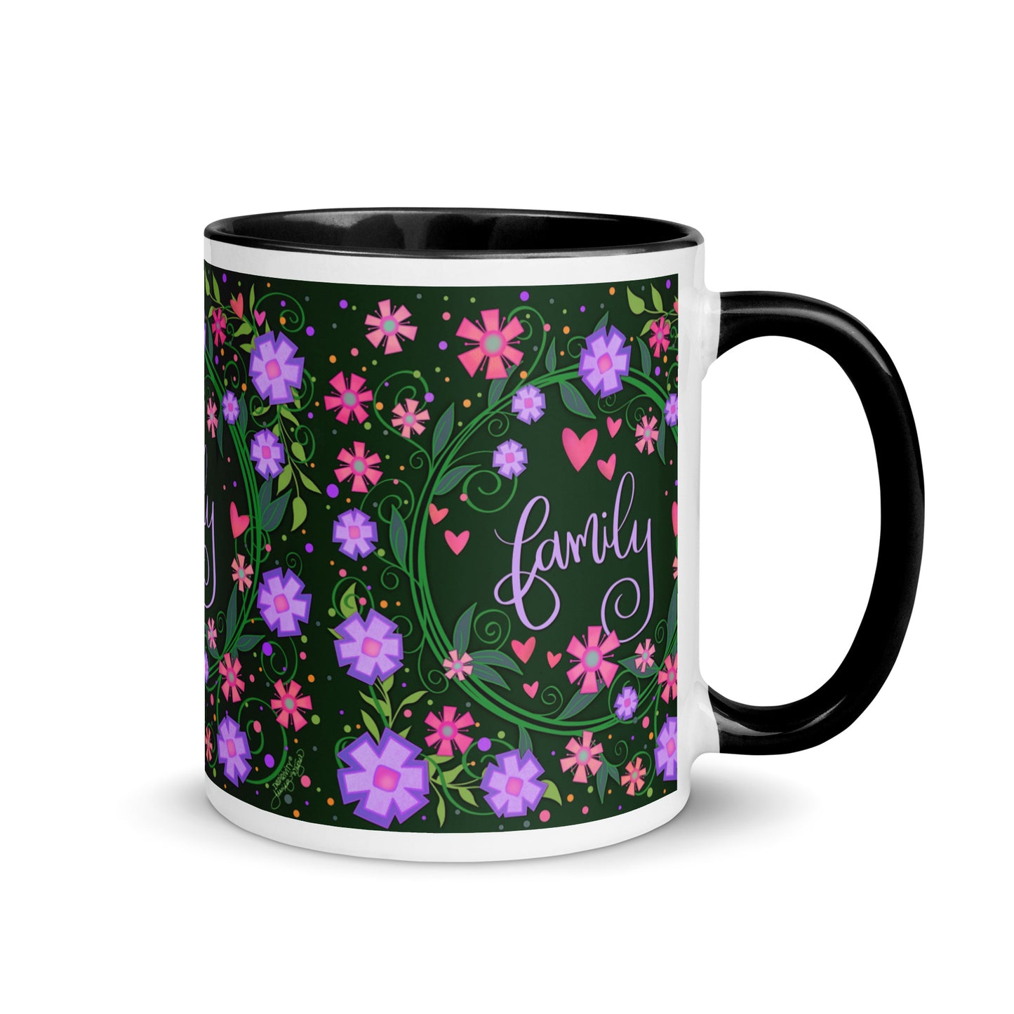 Mug with Color Inside - Family design