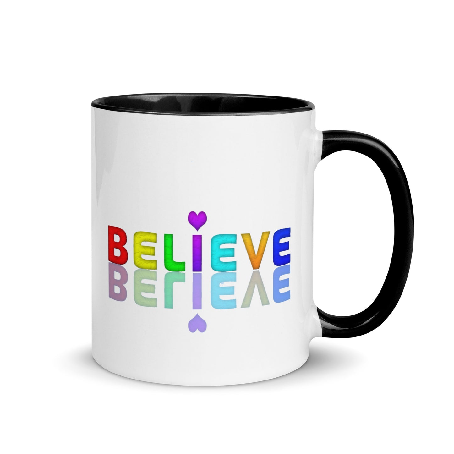 Mug with Color Inside - believe design