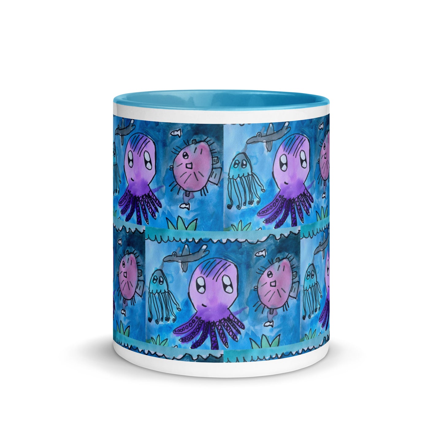 Mug with Color Inside - Underwater kindergartener special design