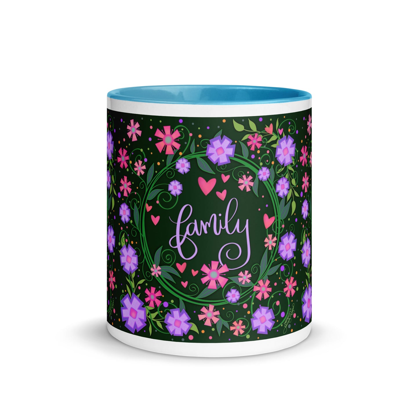Mug with Color Inside - Family design