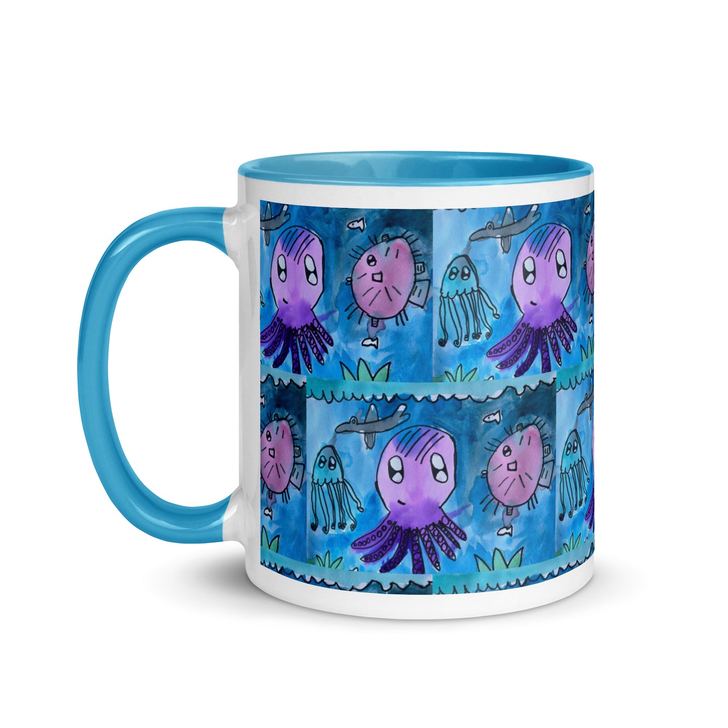 Mug with Color Inside - Underwater kindergartener special design