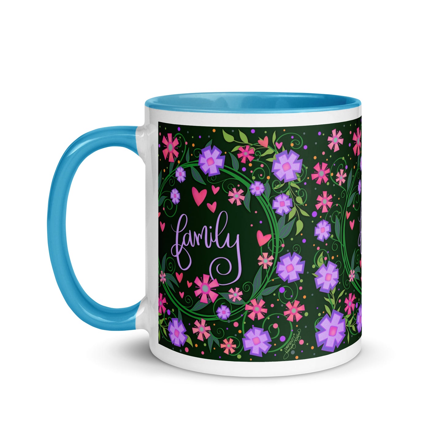 Mug with Color Inside - Family design