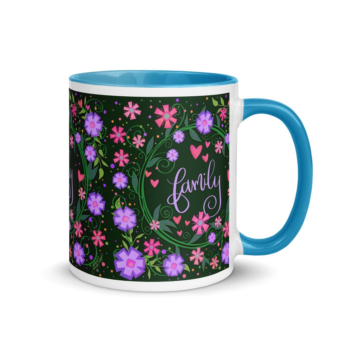 Mug with Color Inside - Family design