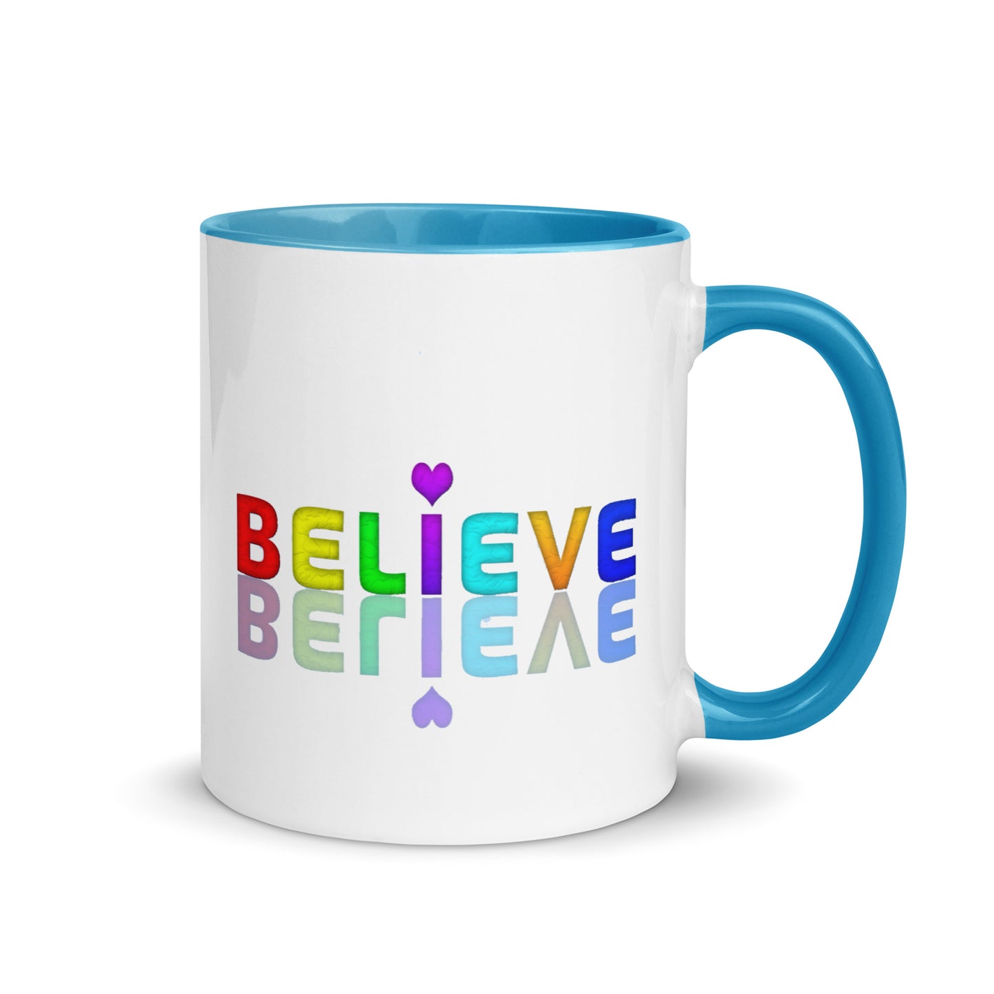 Mug with Color Inside - believe design