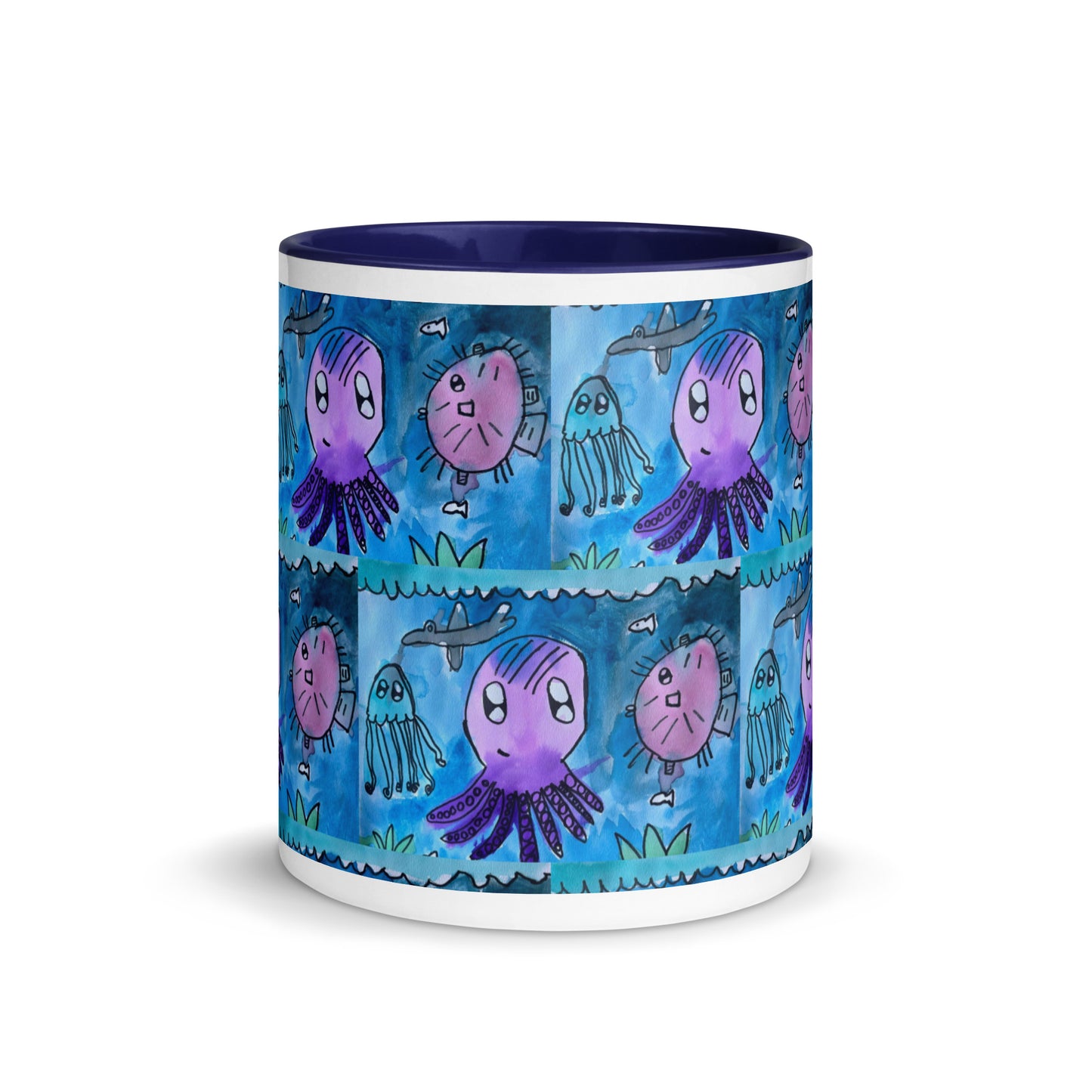 Mug with Color Inside - Underwater kindergartener special design